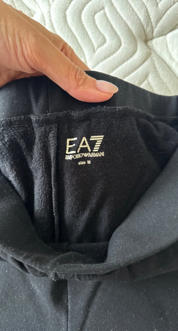 Emporio Armani Siyah Fermuarlı Kadın Eşofman Takımı - Görsel 4