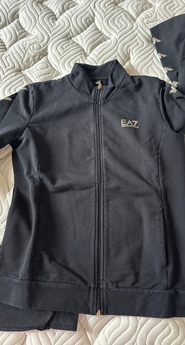 Emporio Armani Siyah Fermuarlı Kadın Eşofman Takımı — görsel 6/10