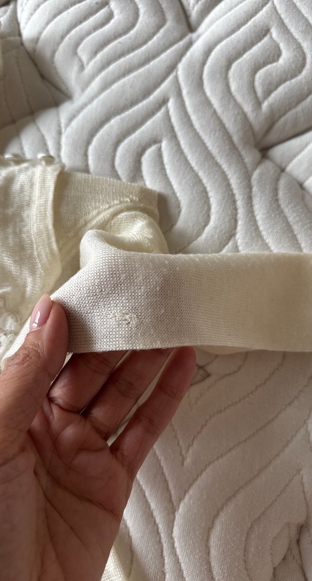 İpekyol krem rengi transparan ince yün kazak - Görsel 5