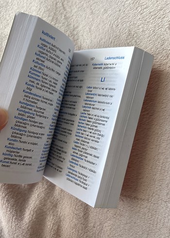 Almanca Cep Sözlüğü Türkçe-Almanca - Görsel 3