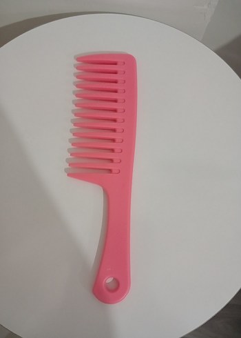 Pembe Geniş Dişli Saç Tarağı