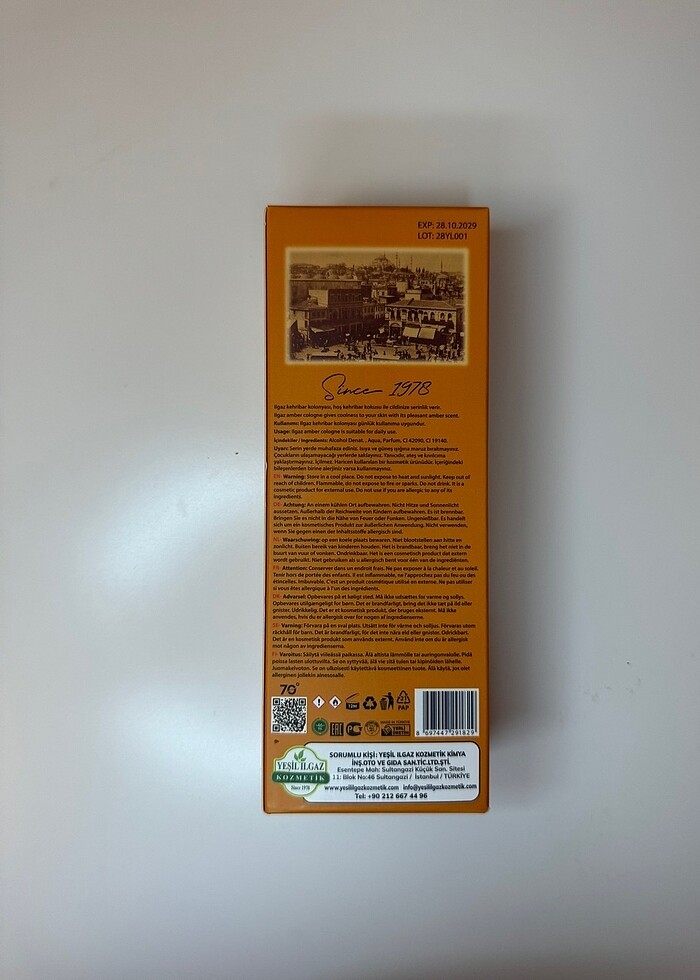 Ilgaz kehribar kolonyası 400 ml - Görsel 2