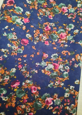 Çiçek Desenli Çok Renkli Bohem Kadın Şal - Görsel 4