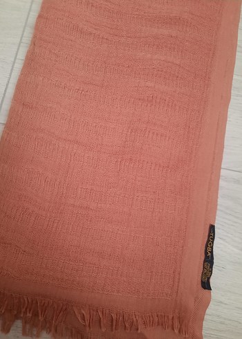 Bej Keten Kadın Şal - Görsel 4