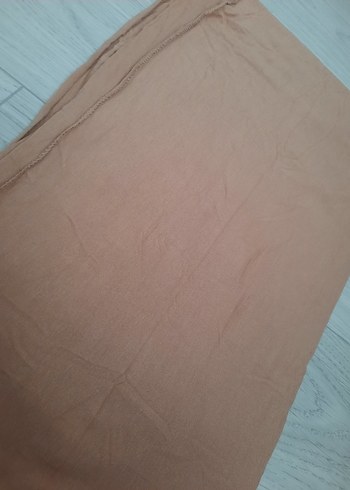 Bej Keten Kadın Şal - Görsel 2