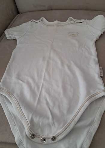 Mavi Baskılı Uzun Kollu Bebek Body - Görsel 5