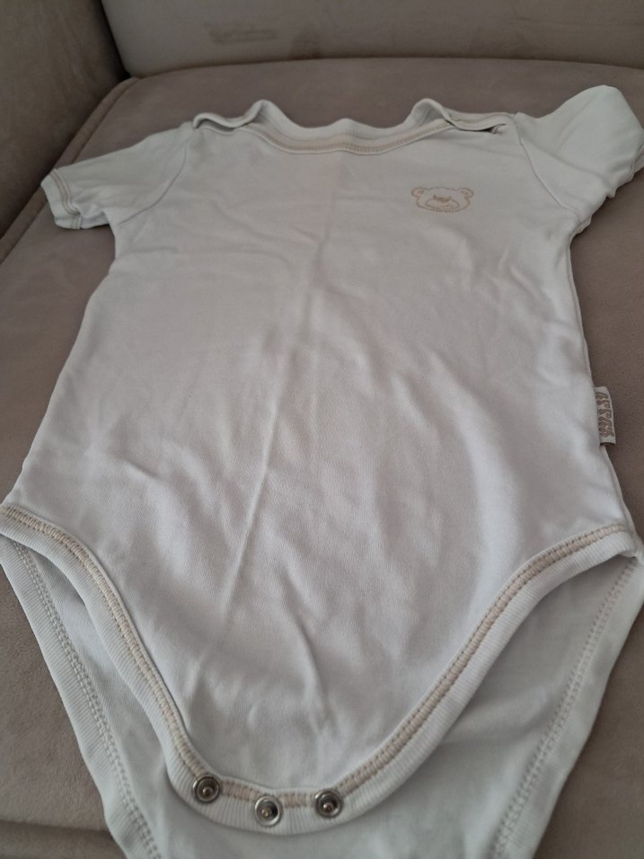 Mavi Baskılı Uzun Kollu Bebek Body - Görsel 5