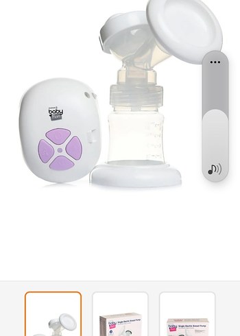 Tekli Elektrikli Göğüs Pompası Beyaz - Görsel 2