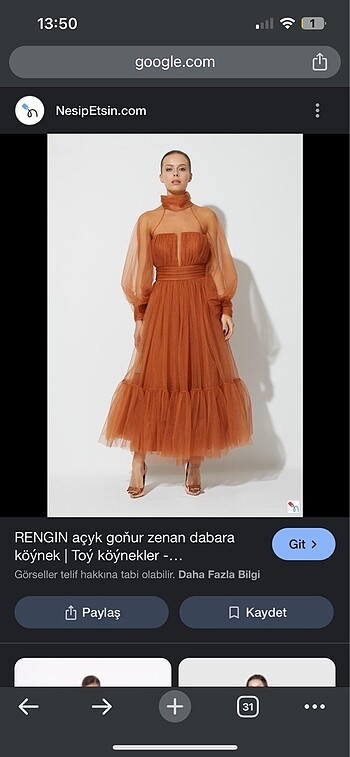 s Beden Büşra Aslan Elbisesi