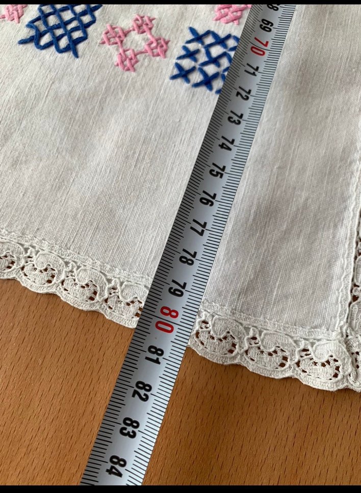 El işlemesi Vintage örtü - Görsel 4