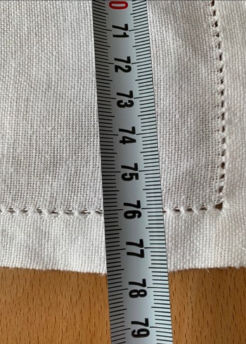 El işlemesi Vintage Avrupa Masa Örtüsü - Görsel 5