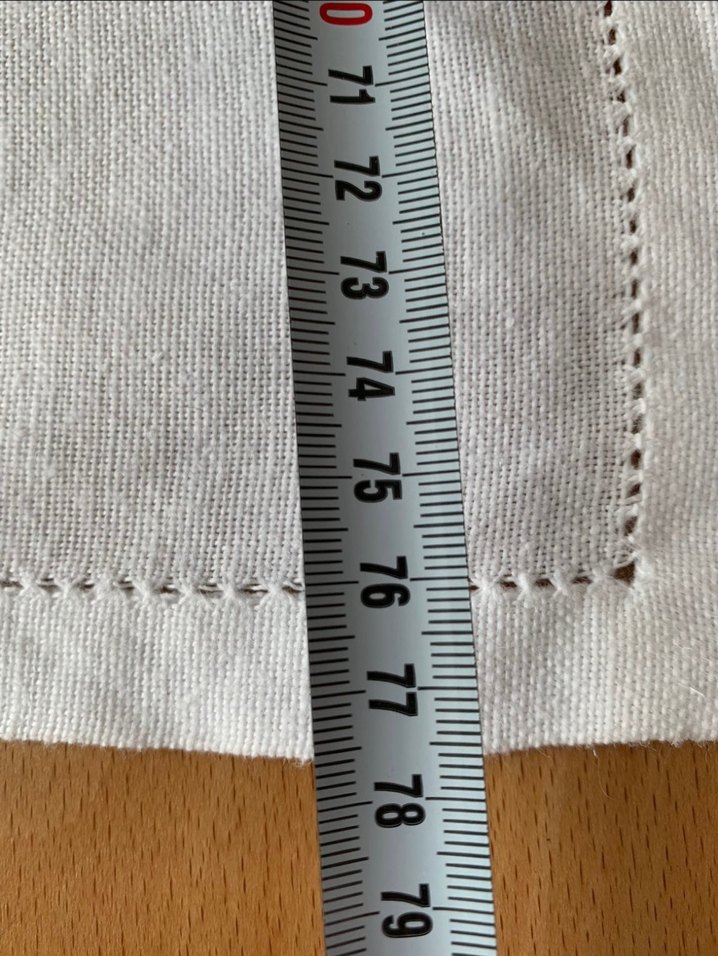 El işlemesi Vintage Avrupa Masa Örtüsü - Görsel 5