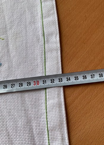 Çiçek Desenli El İşlemesi  Vintage Runner - Görsel 5