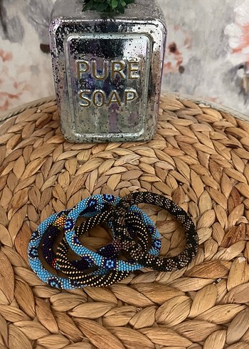 Bohem Tarz Boncuk  Örgü Bileklik Her ürün ayrı satılmaktadır - Görsel 7