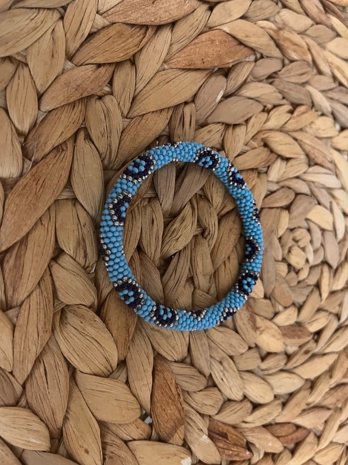 Bohem Tarz Boncuk  Örgü Bileklik Her ürün ayrı satılmaktadır - Görsel 3