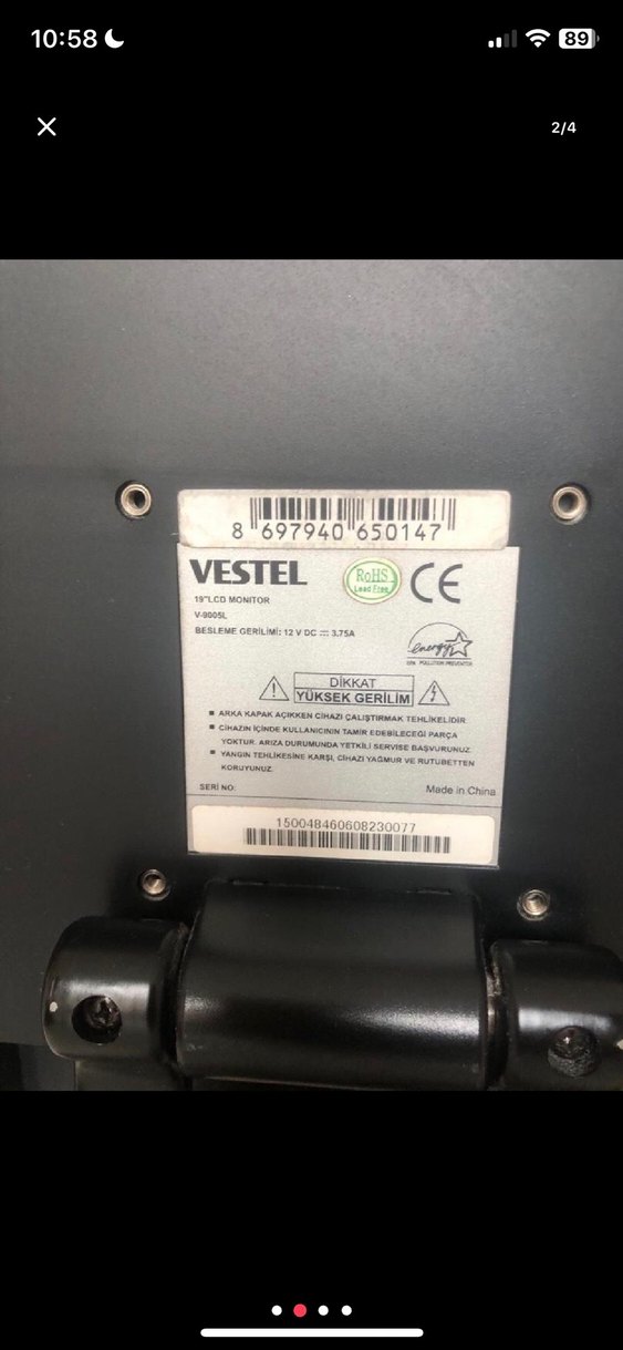 Vestel Monitör - Görsel 2