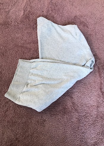 Gri Yüksek Yakalı Kadın Triko - Görsel 2