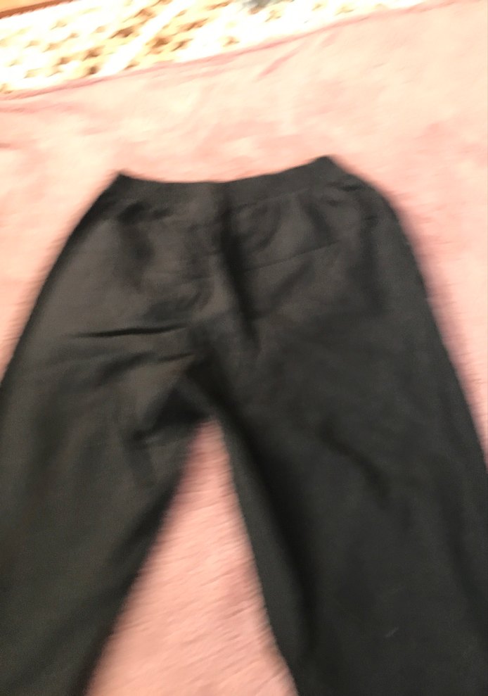 Siyah Rahat Kesim Erkek Pantolon - Görsel 2