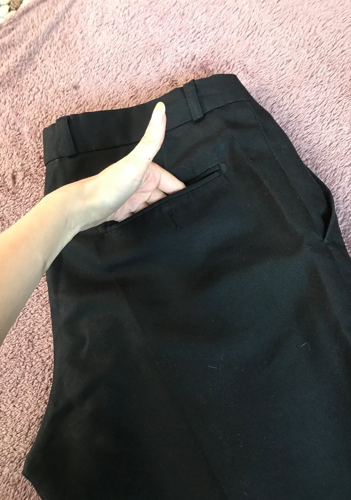 Siyah Kemerli Erkek Ofis Pantolonu - Görsel 3