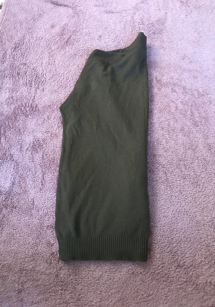 Haki erkek triko kazak - Görsel 2