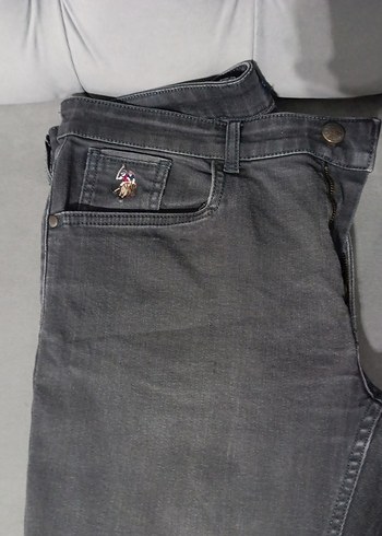 U.S Polo Assn. Koyu Gri Denim Jean Polo Marka