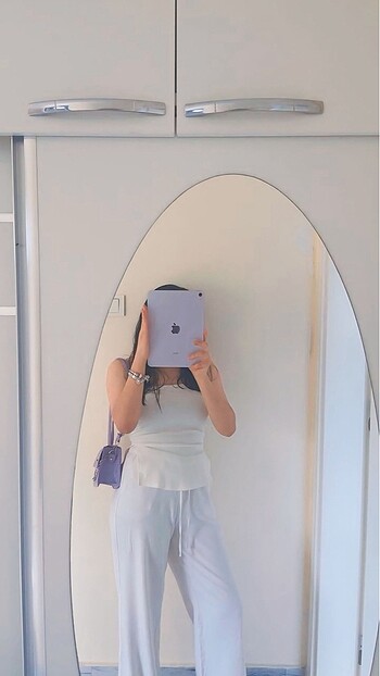 m Beden beyaz Renk Stradivarius pantolon