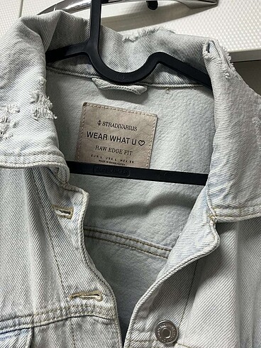 Stradivarius Kısa kot ceket