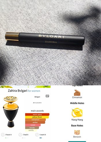 Bvlgari Zahira Kadın Parfümü 7 ml