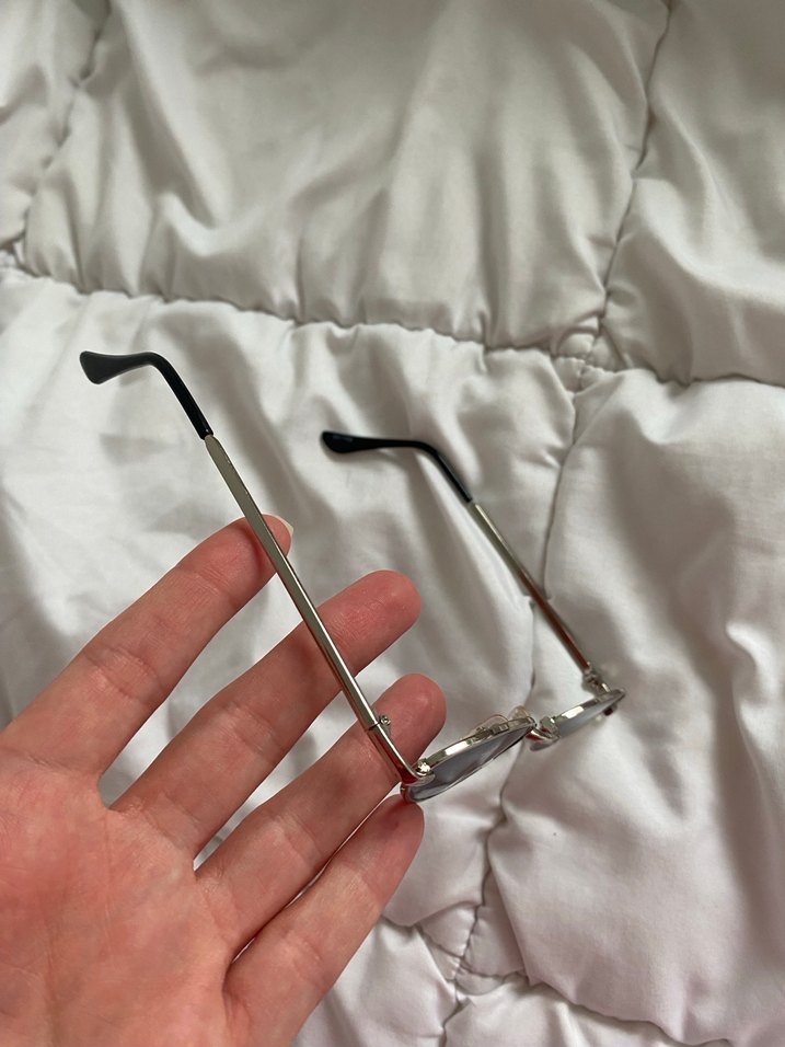 Gri Minimalist Kadın Güneş Gözlüğü - Görsel 2