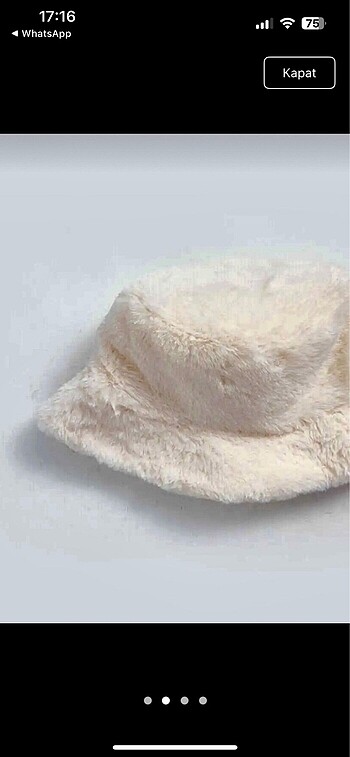 LC Waikiki Kürklü kadın bucket şapka