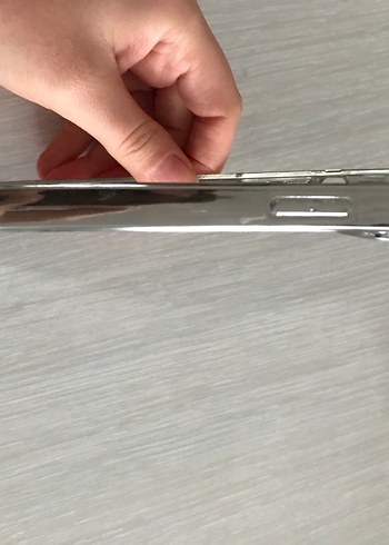 Parlak Gri Modern Telefon Kılıfı - Görsel 7