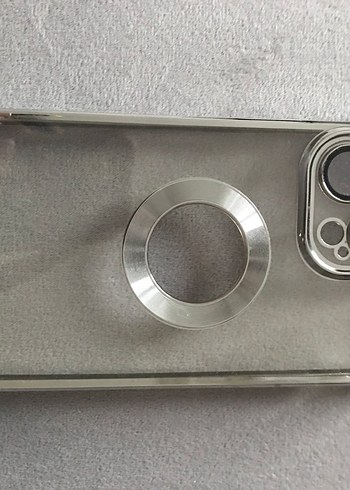 Parlak Gri Modern Telefon Kılıfı - Görsel 5