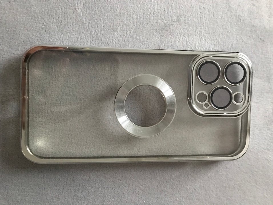 Parlak Gri Modern Telefon Kılıfı - Görsel 5