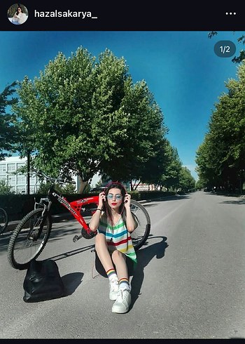 Renkli Çizgili Hamile Tişörtü - Görsel 5