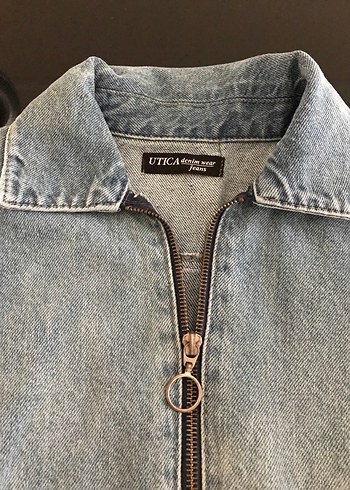 Fermuarlı Mavi Denim Midi Elbise - Görsel 3