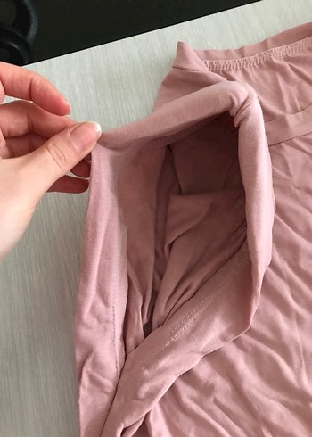 Pembe Keten , Kısa Kollu, Salaş - Görsel 5