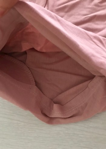 Pembe Keten , Kısa Kollu, Salaş - Görsel 4