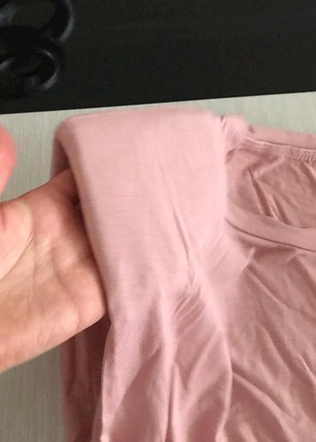 Pembe Keten , Kısa Kollu, Salaş - Görsel 2