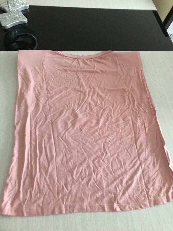 Pembe Keten , Kısa Kollu, Salaş - Görsel 3