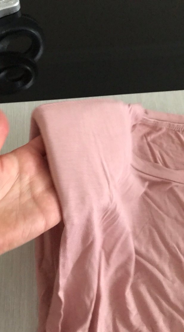 Pembe Keten , Kısa Kollu, Salaş - Görsel 2