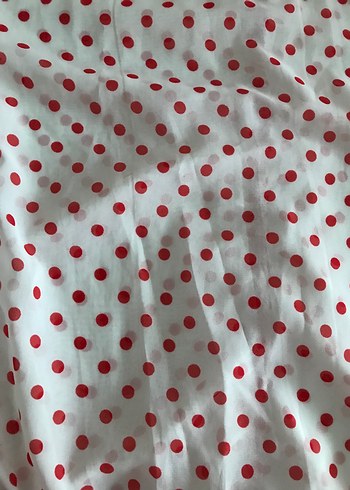 Kırmızı Puantiyeli Mutfak Önlüğü - Görsel 3
