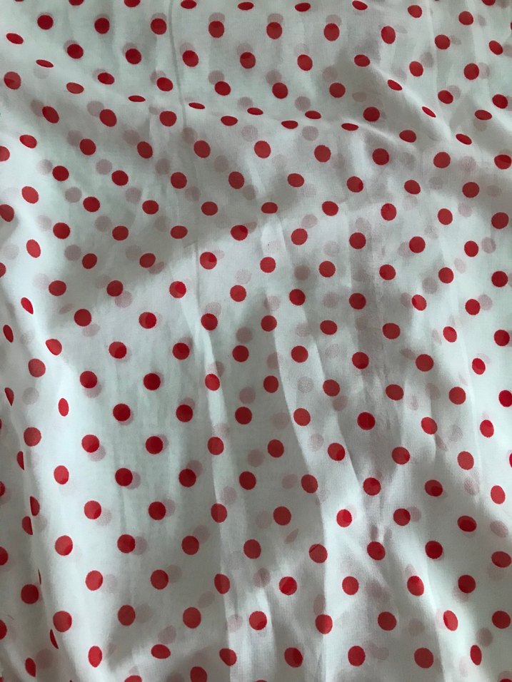 Kırmızı Puantiyeli Mutfak Önlüğü - Görsel 3
