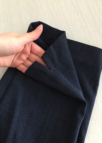 Lacivert Kadın Kot Pantolon Normal Kesim - Görsel 2