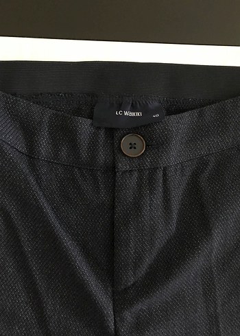 Lacivert Kadın Kot Pantolon Normal Kesim - Görsel 5