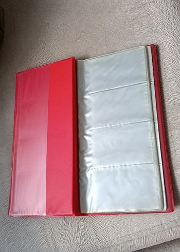 Kırmızı Kapaklı Kartvizit Albümü - Görsel 2