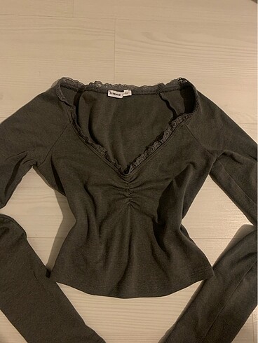 Bershka Crop Bluz XS