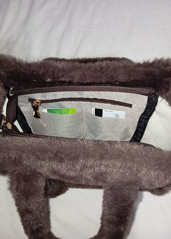 Change time the tote bag Tavşan Pelüş Tote Kol Omuz Çapraz Çanta - Görsel 7