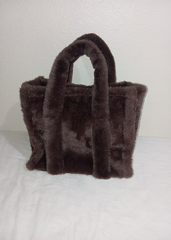 Change time the tote bag Tavşan Pelüş Tote Kol Omuz Çapraz Çanta - Görsel 4