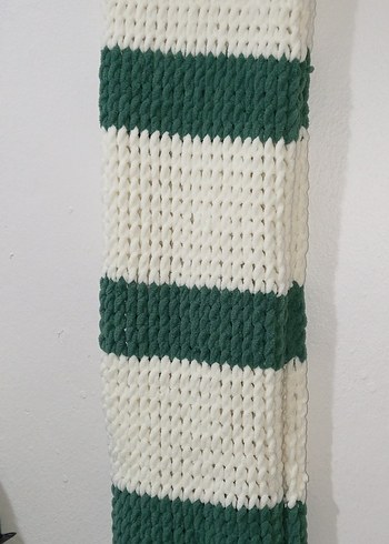 Kadın Örgü puffy atkı - Görsel 2