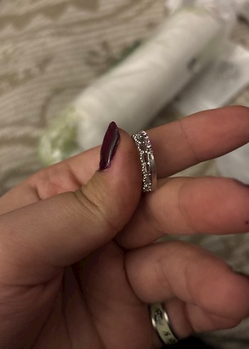 Pul İşlemeli Yılan Desenli Kadın Yüzük - Görsel 2